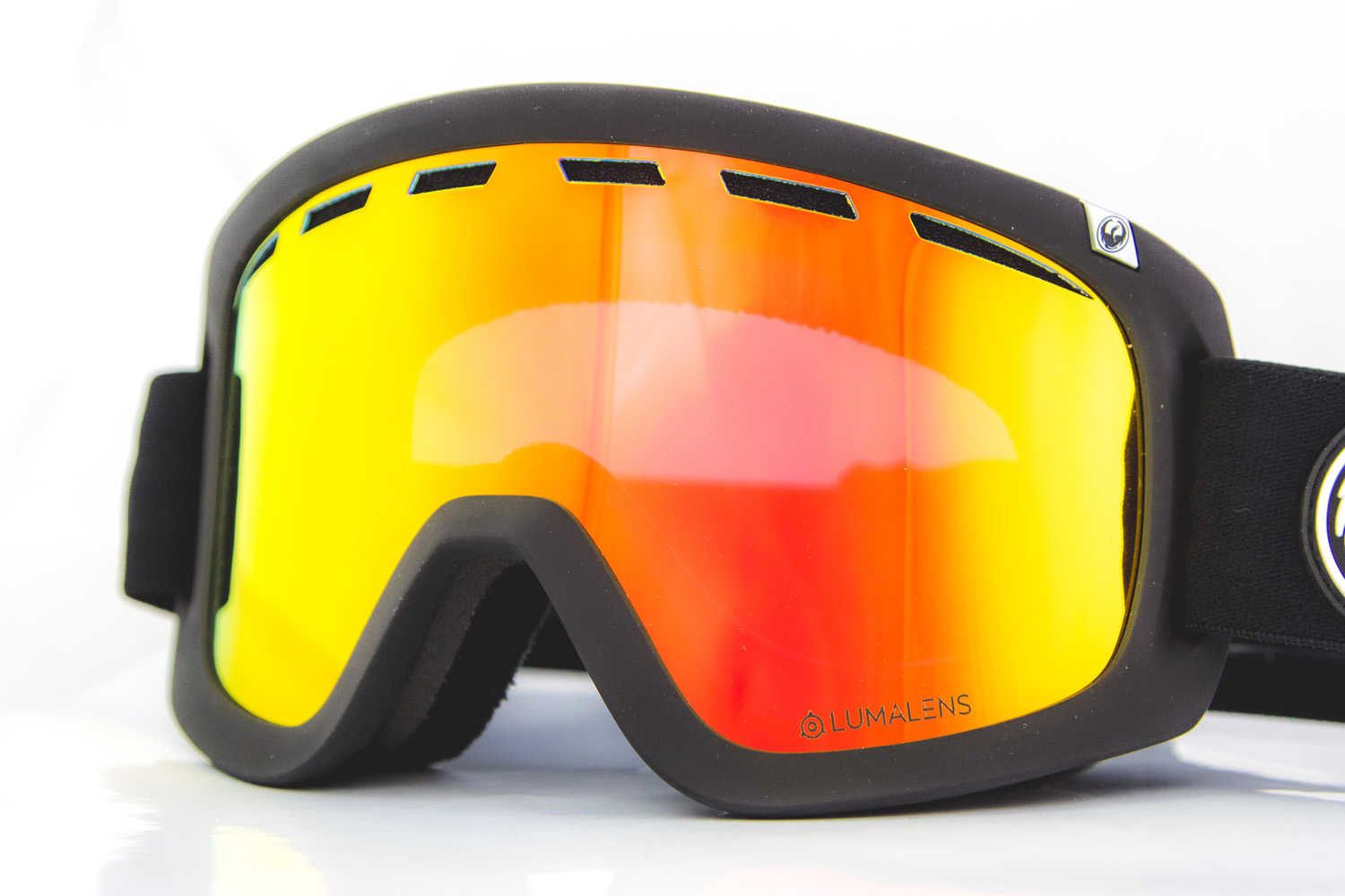 Dragon D1 OTG Black Lumalens Red Ion Snowboard Goggles
